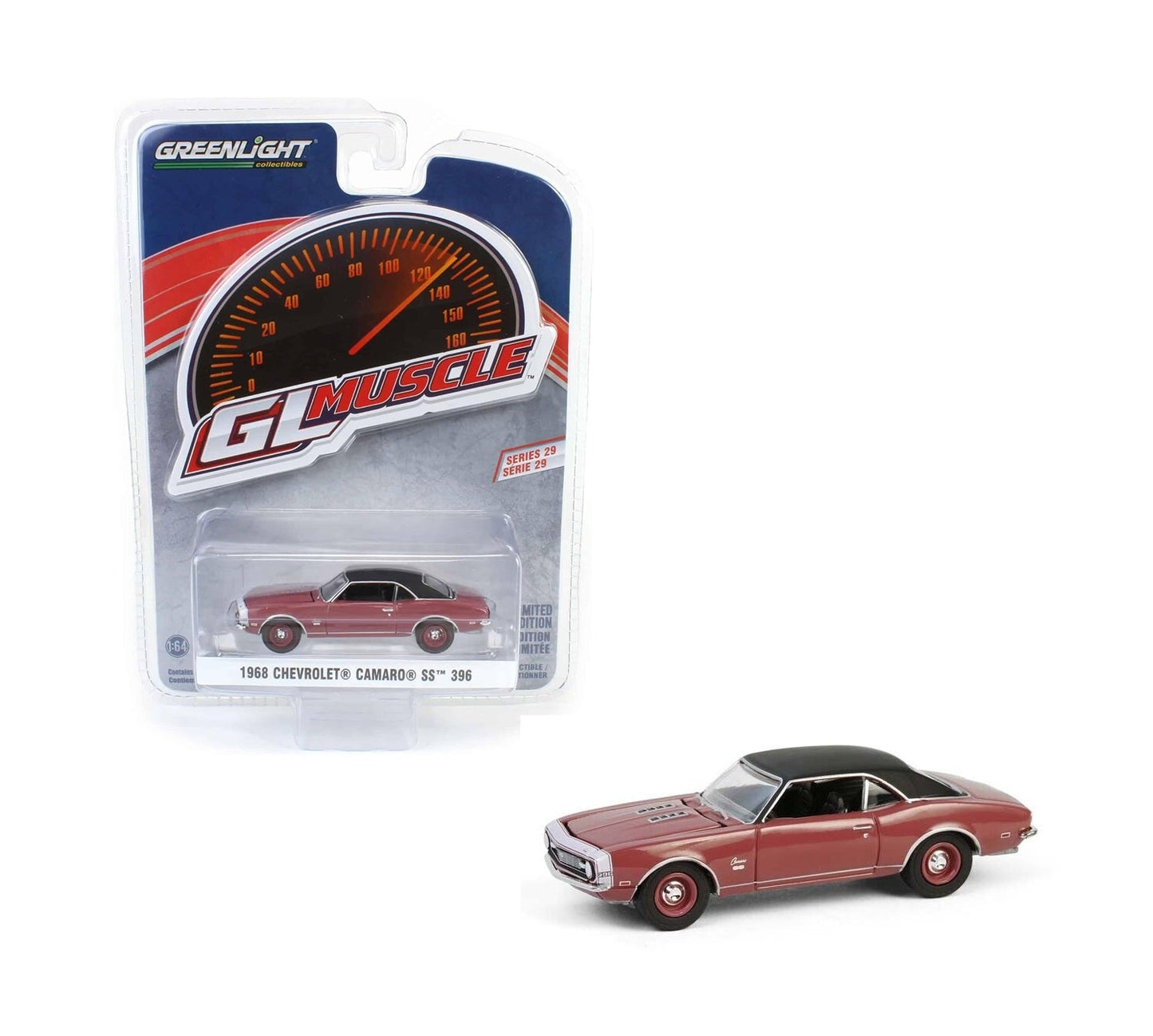 Greenlight Collectibles - 1968 Chevrolet Camaro SS 396 - GL Muscle Series - Scale 1/64