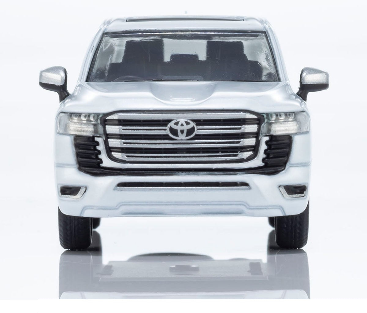 Kyosho - Toyota Land Cruiser 300 Blanc - Mini Voiture & Livre - Échelle 1/64