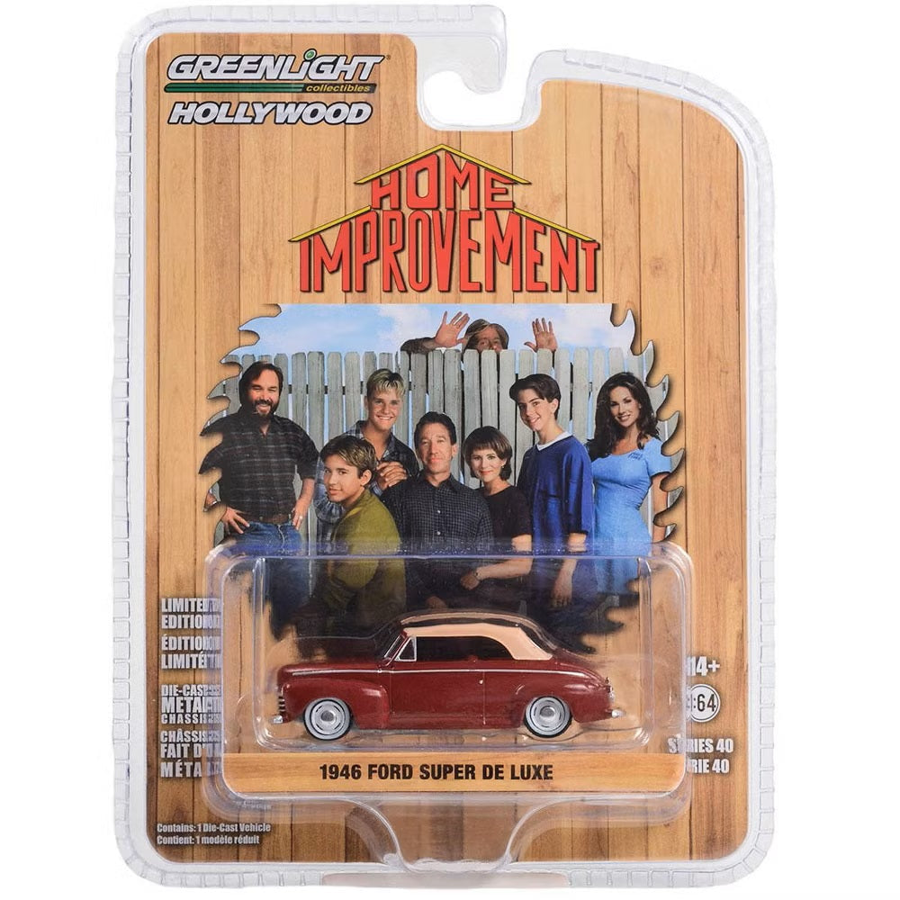 Greenlight - Cabriolet Super De Luxe 1946 « Home Improvement » - Échelle 1/64 Série Hollywood
