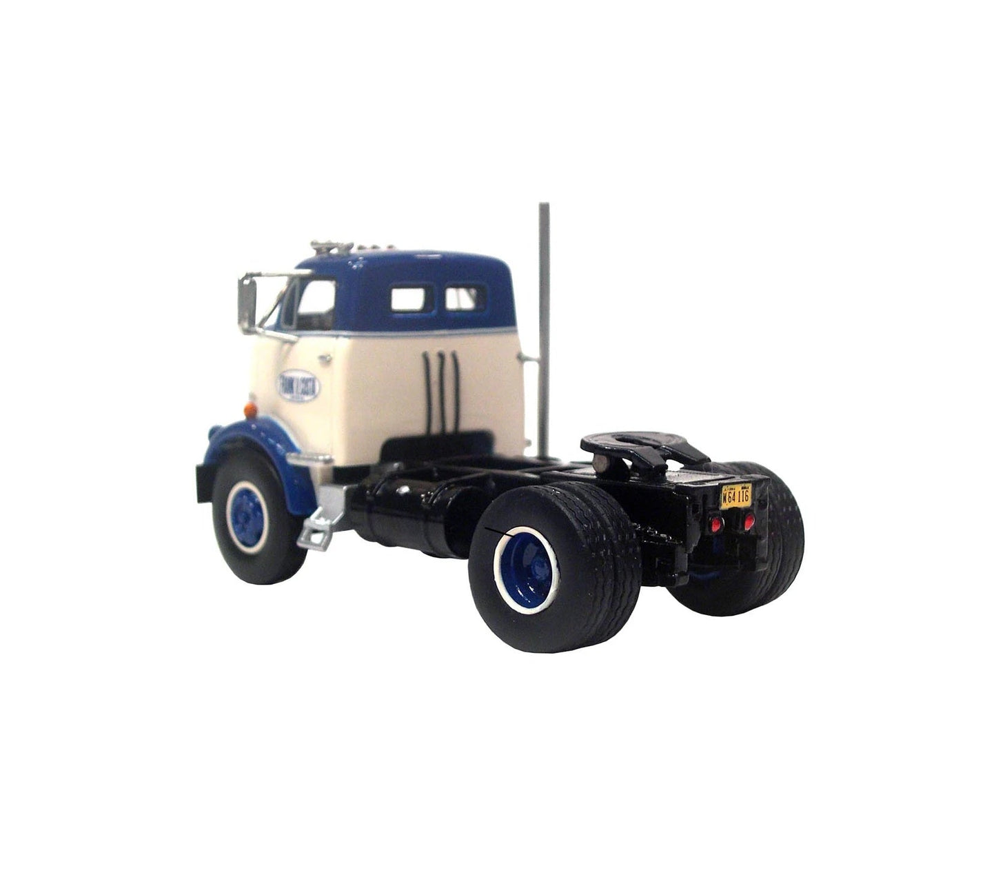 Neo Scale Models - 1954 GMC C 950 Cannonball Day-Cab COE Tractor Blue/Cream - Scala 1/64 NEO64116