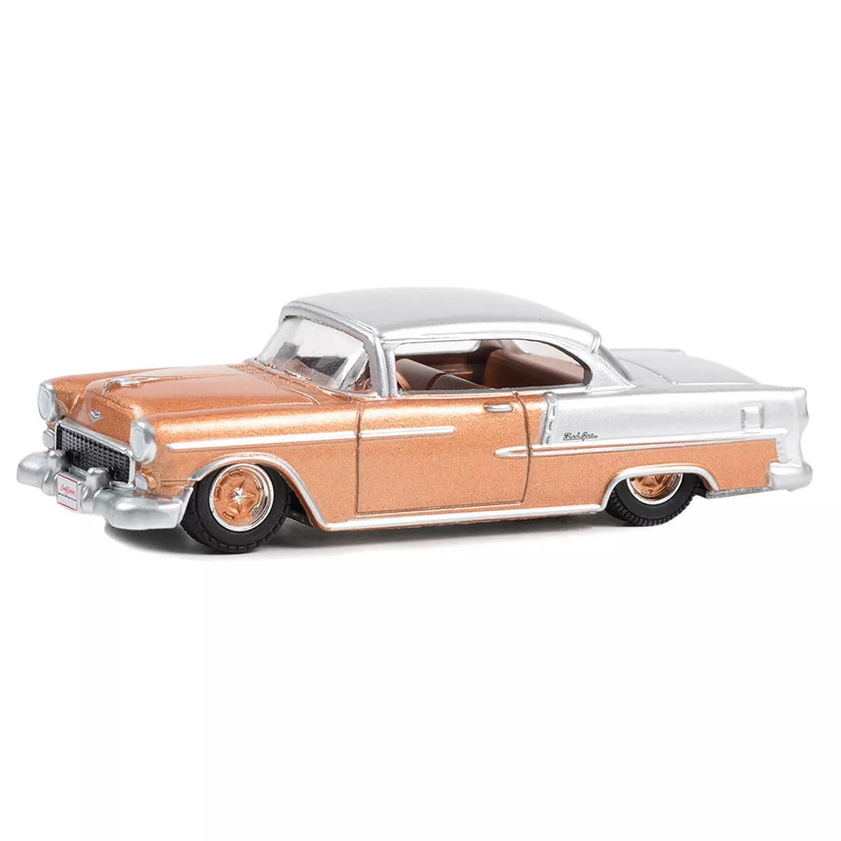 Greenlight Collectibles - 1955 Chevrolet Bell Air Custom Coupe (Lot #1275.1) - Series Barrett Jackson - 1/64 Scale