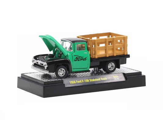 Camion plateau M2 Machines Ford F-100 1956 - Échelle 1/64