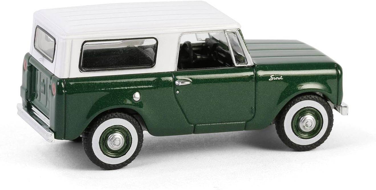 Greenlight Collectibles - 1961 Harvester Scout Green Vintage AD Cars - Scala 1/64