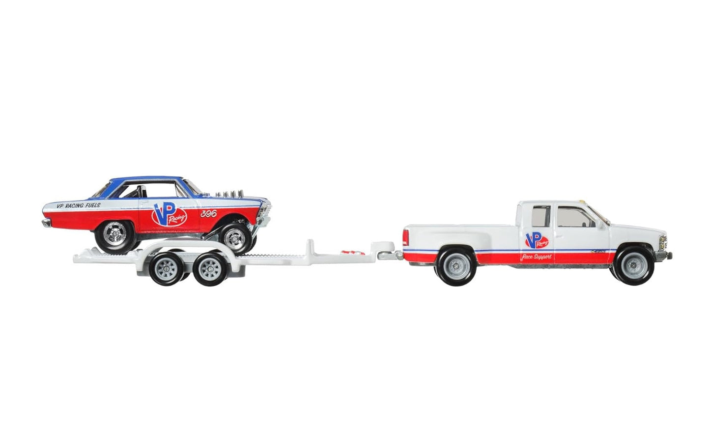 Chevy Nova 1963 et Chevy Silverado 3500 1988 - Série Car Culture Team Transport - Hot Wheels Premium - Échelle 1/64