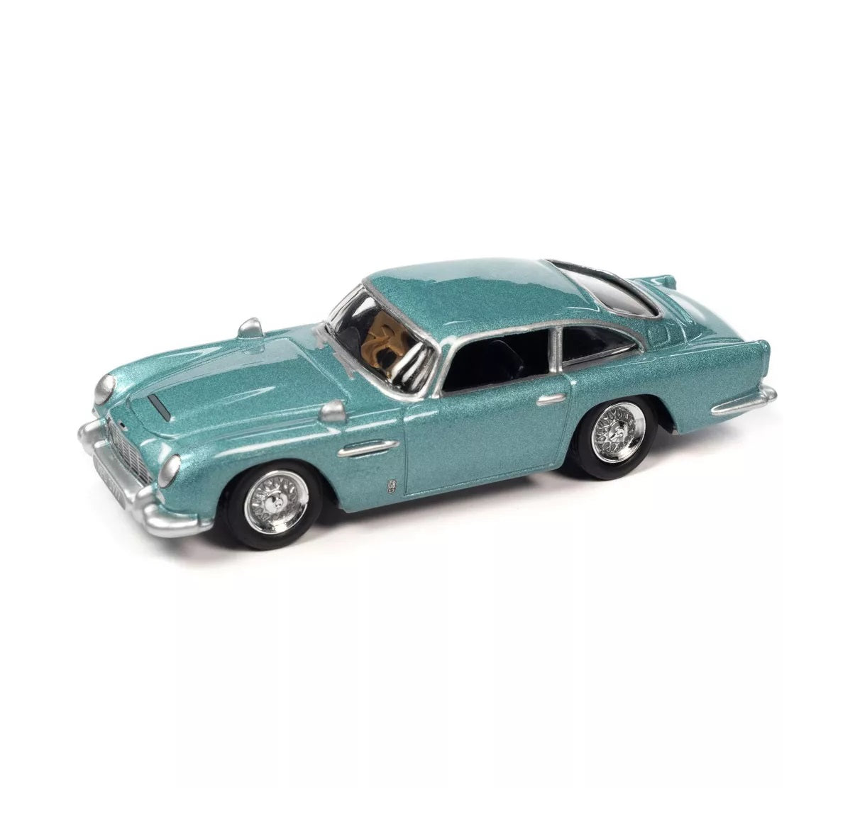 Johnny Lightning - Aston Martin DB5 Caribbean Pearl Blue Met de 1966, « Classic Gold Collection » de 2023 - Échelle 1/64