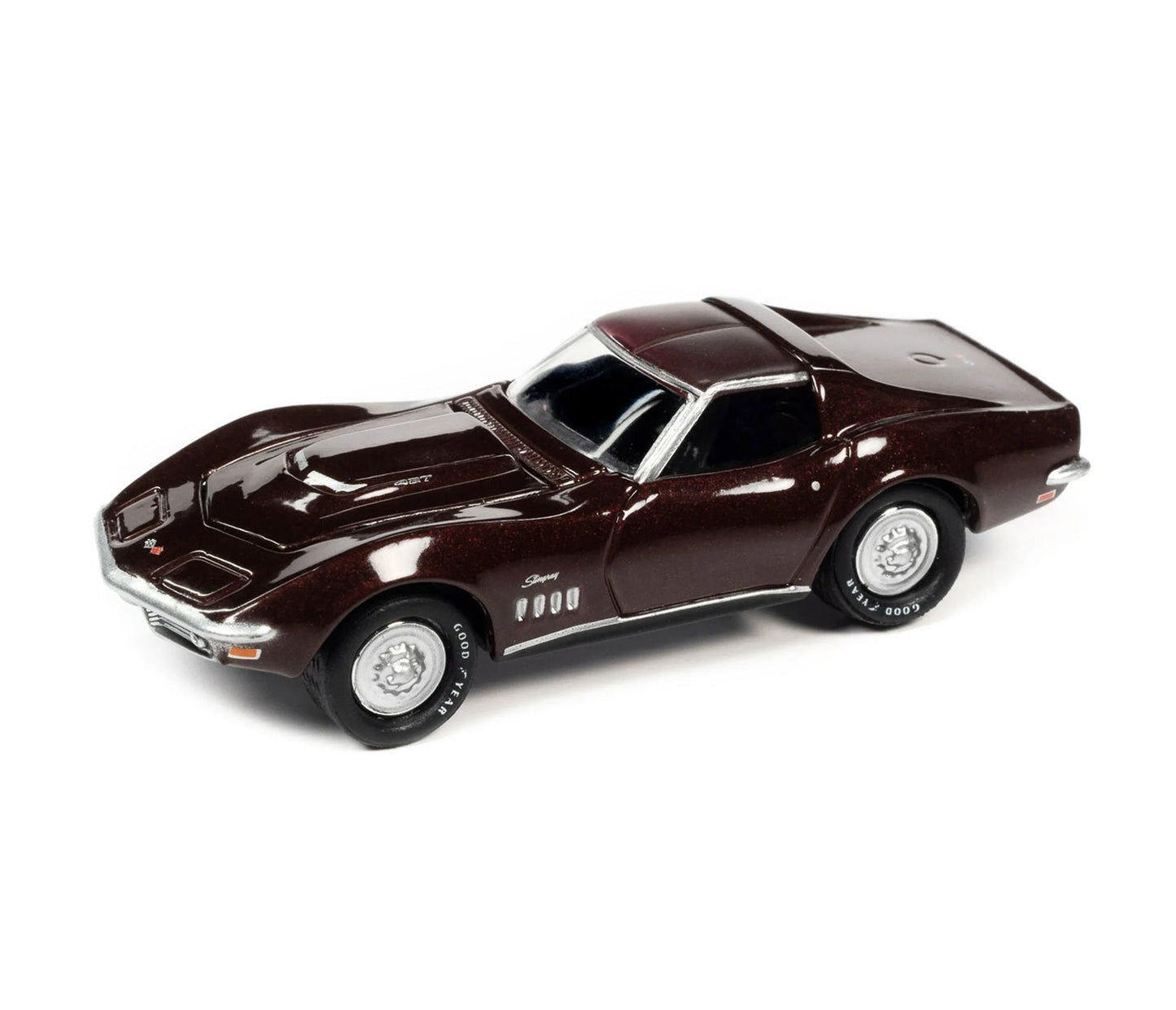 Johnny Lightning - 1969 Chevrolet Corvette 427 Garnet Red "MCACN" - Scala 1/64