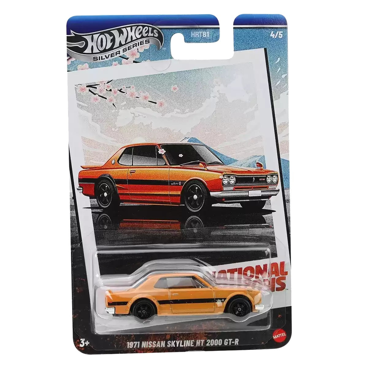 Hot Wheels - Set 5 Modelli - Silver Series National Icons - Scala 1/64 HRT81 - 979G
