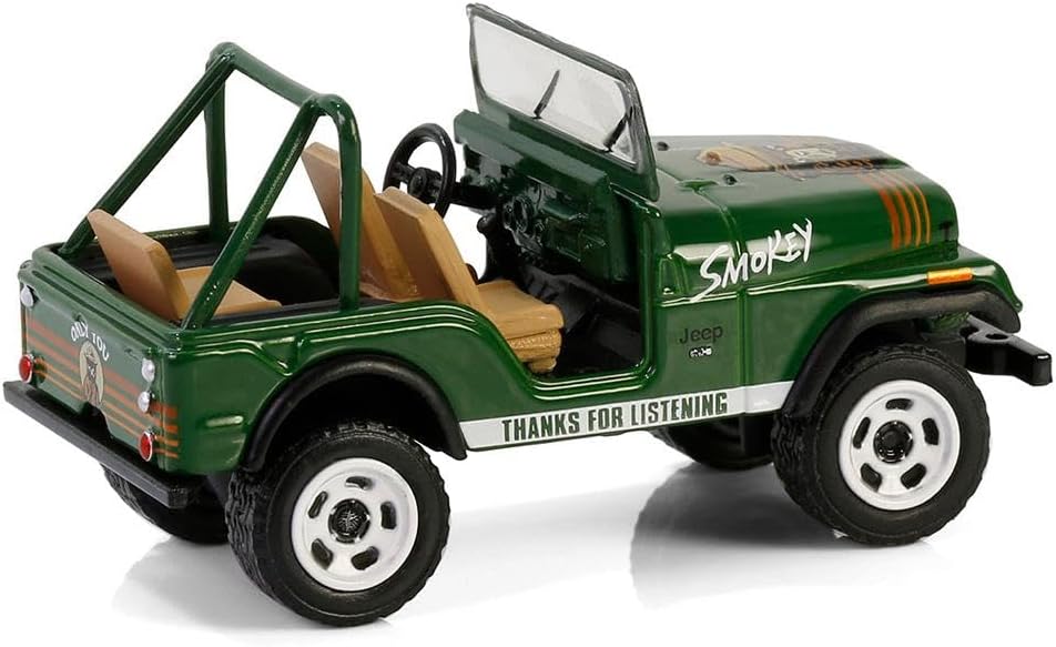 Greenlight Collectibles - 1975 Jeep CJ-7 Smokey Bear Series 4 - Scale 1/64
