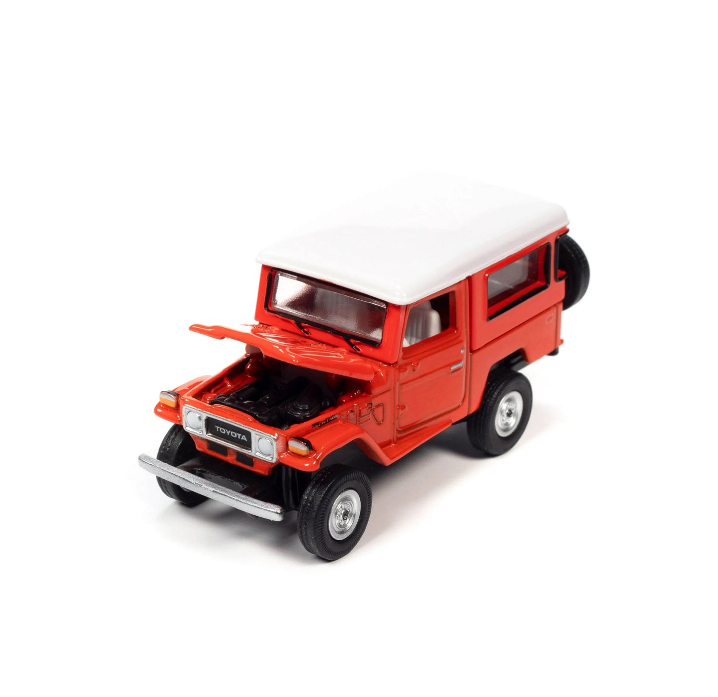 Johnny Lightning - Toyota Land Cruiser rouge de 1980, film « Godzilla contre King Ghidorah » (1991) - Échelle 1/64
