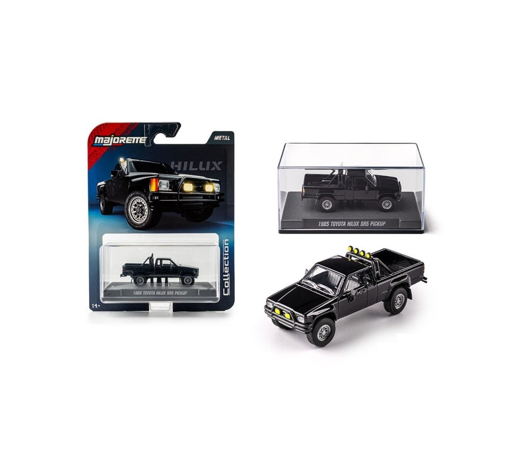 Majorette - 1985 Toyota Hilux SR5 Black Pick Up Series Collection - Scala 1/64
