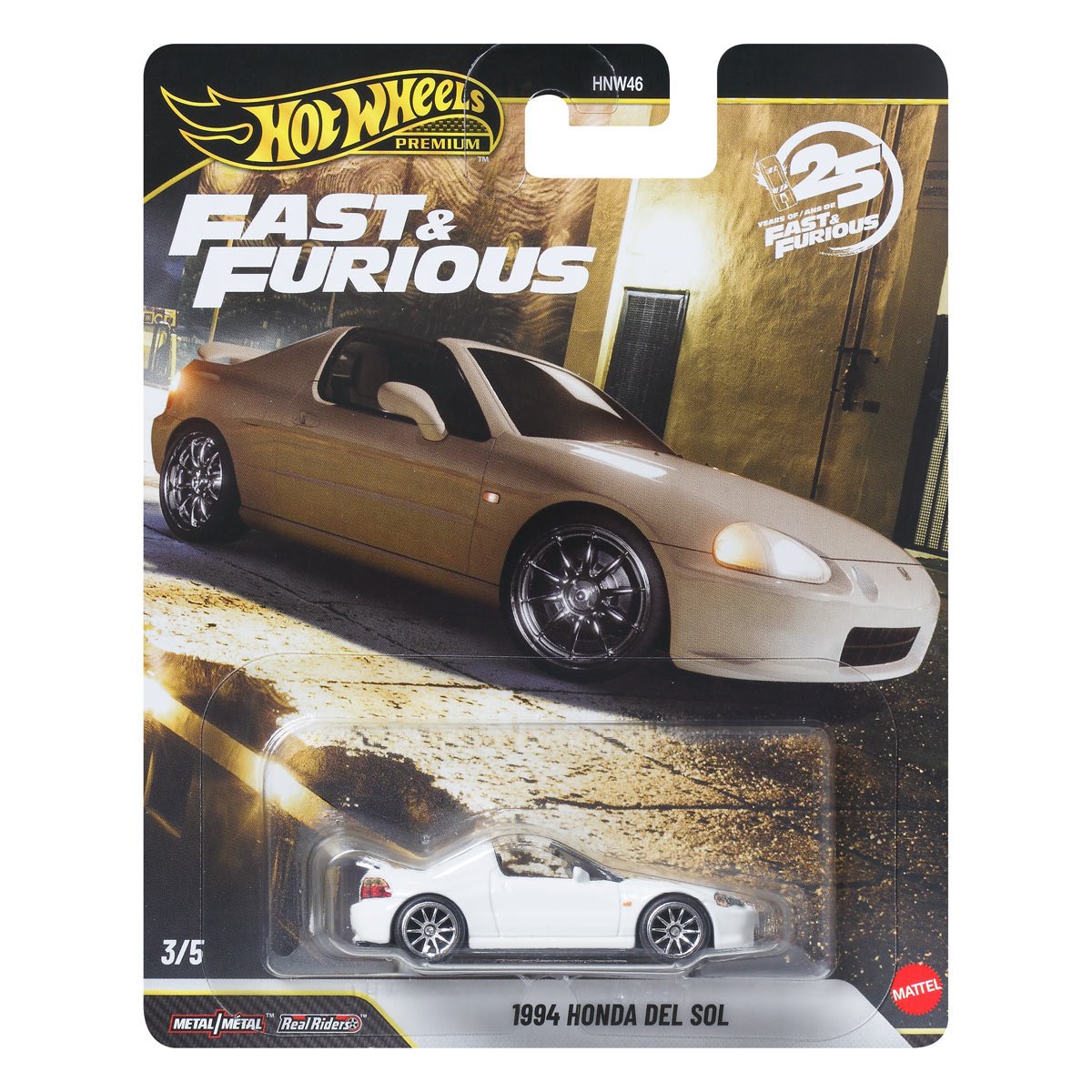 Hot Wheels Premium - 1994 Honda Del Sol Fast & Furious 25th Anniversary - Scala 1/64