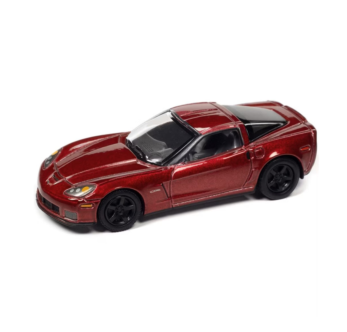 Johnny Lightning - Chevrolet Corvette Z06 2012 Rouge Cristal Métallisé « Collection Or Classique » - Échelle 1/64