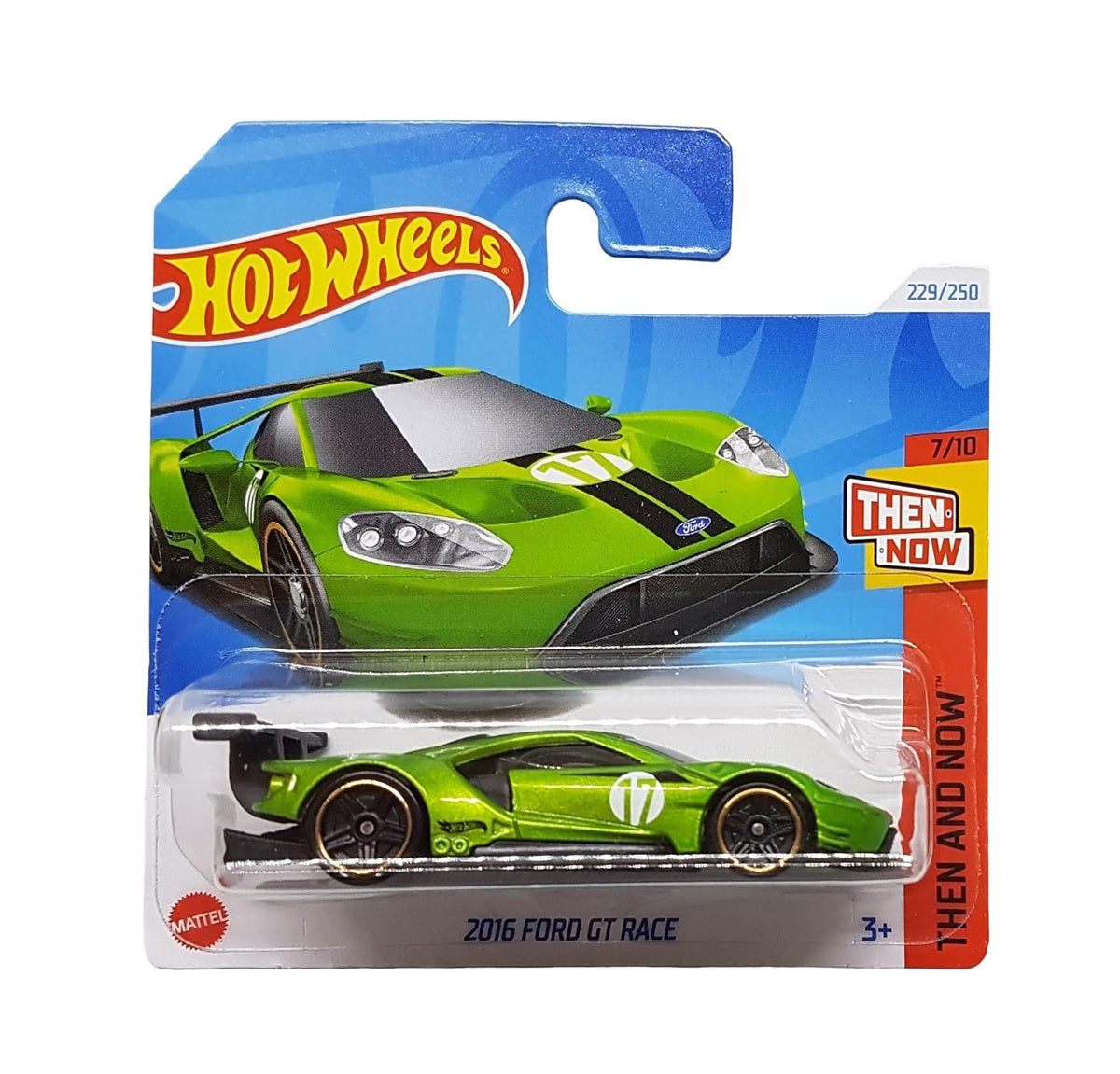 Hot Wheels - 2016 Ford GT Race - HW Then and Now 7/10 - Scala 1/64 Circa