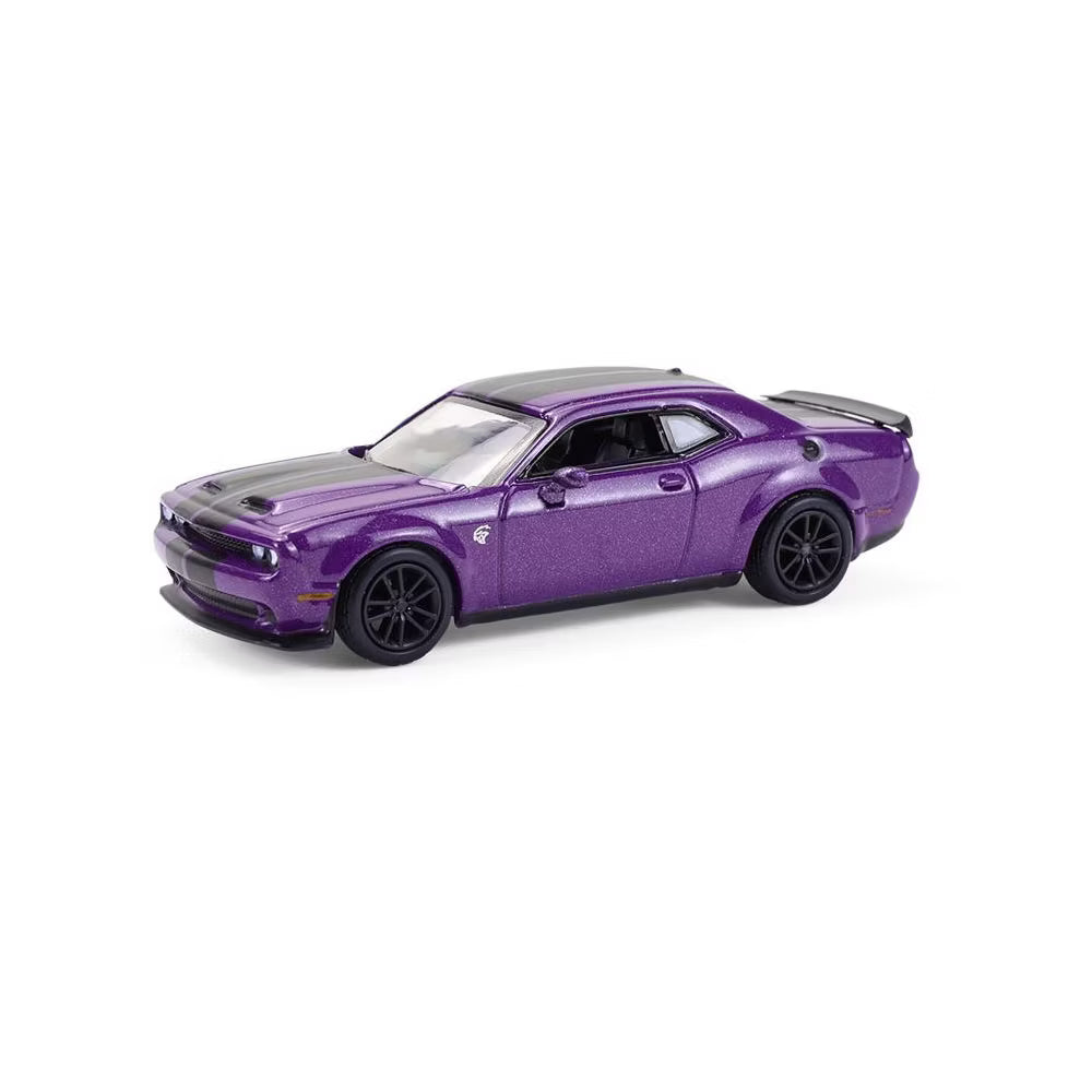 Greenlight Collectibles - 2023 Dodge Challenger SRT Hellcat Purple Showroom Floor Series - 1/64 Scale