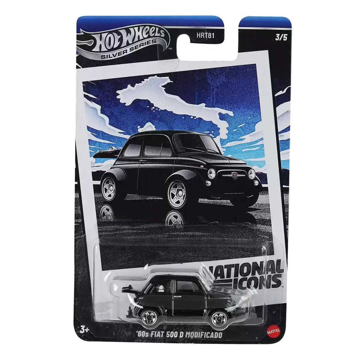 Hot Wheels - Set 5 Modelli - Silver Series National Icons - Scala 1/64 HRT81 - 979G