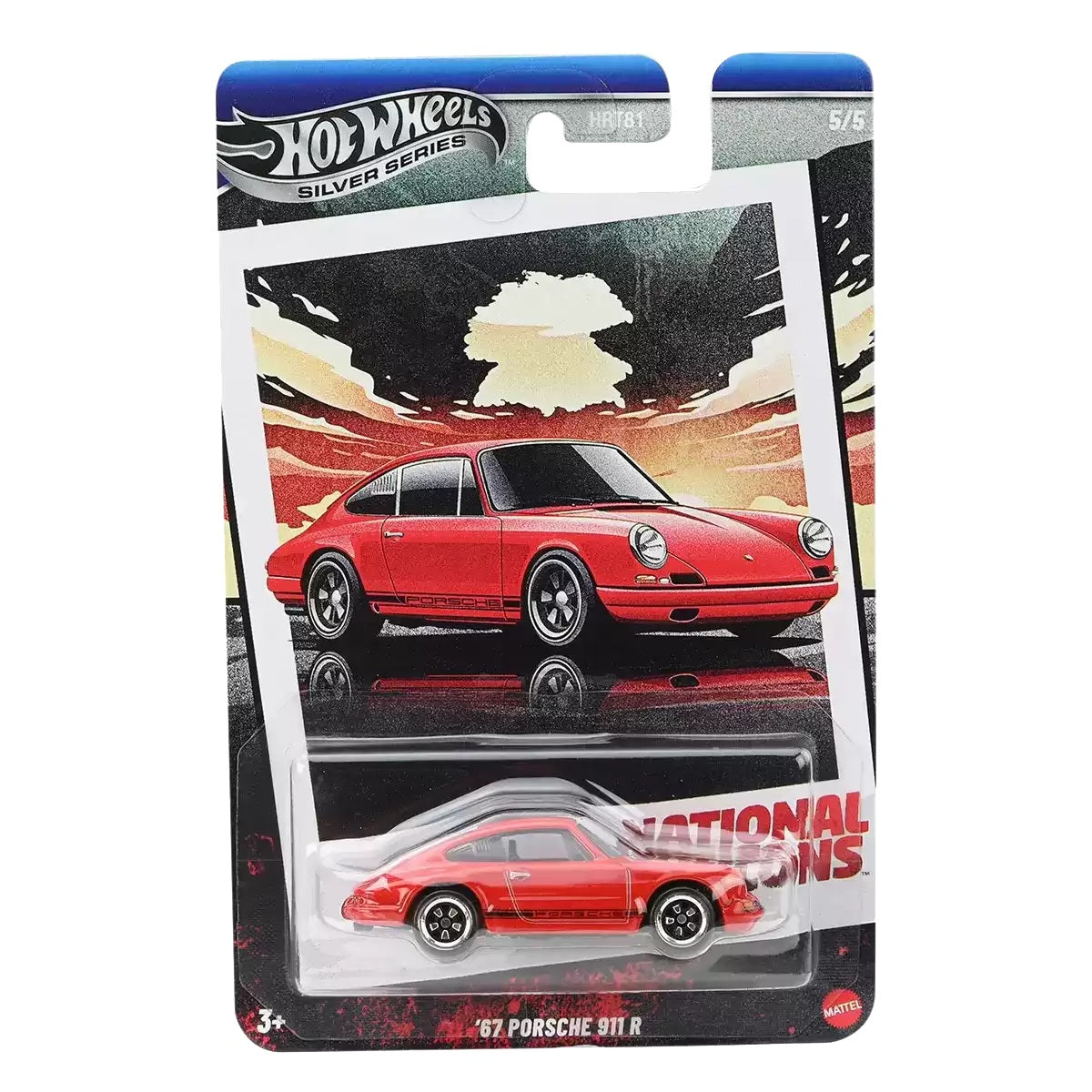 Hot Wheels - Set 5 Modelli - Silver Series National Icons - Scala 1/64 HRT81 - 979G