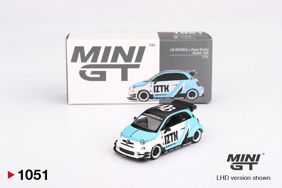 Mini GT - Abarth 595 LB-WORKS x Abas Works IZTK 2024 - Échelle 1/64 MGT01051-L