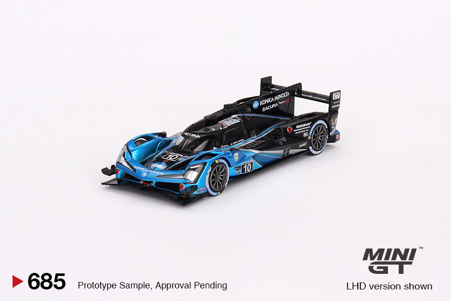 Mini GT - Acura ARX-06 GTP n° 10 Konica Minolta Acura ARX-06 2023 IMSA Daytona 24 Hrs - Échelle 1/64 MGT00685