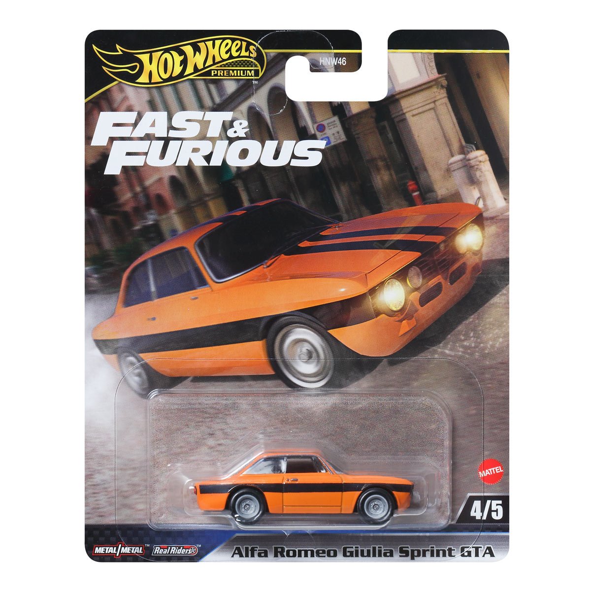 Hot Wheels Premium - Alfa Romeo Giulia Sprint GTA Fast & Furious - Scale 1/64
