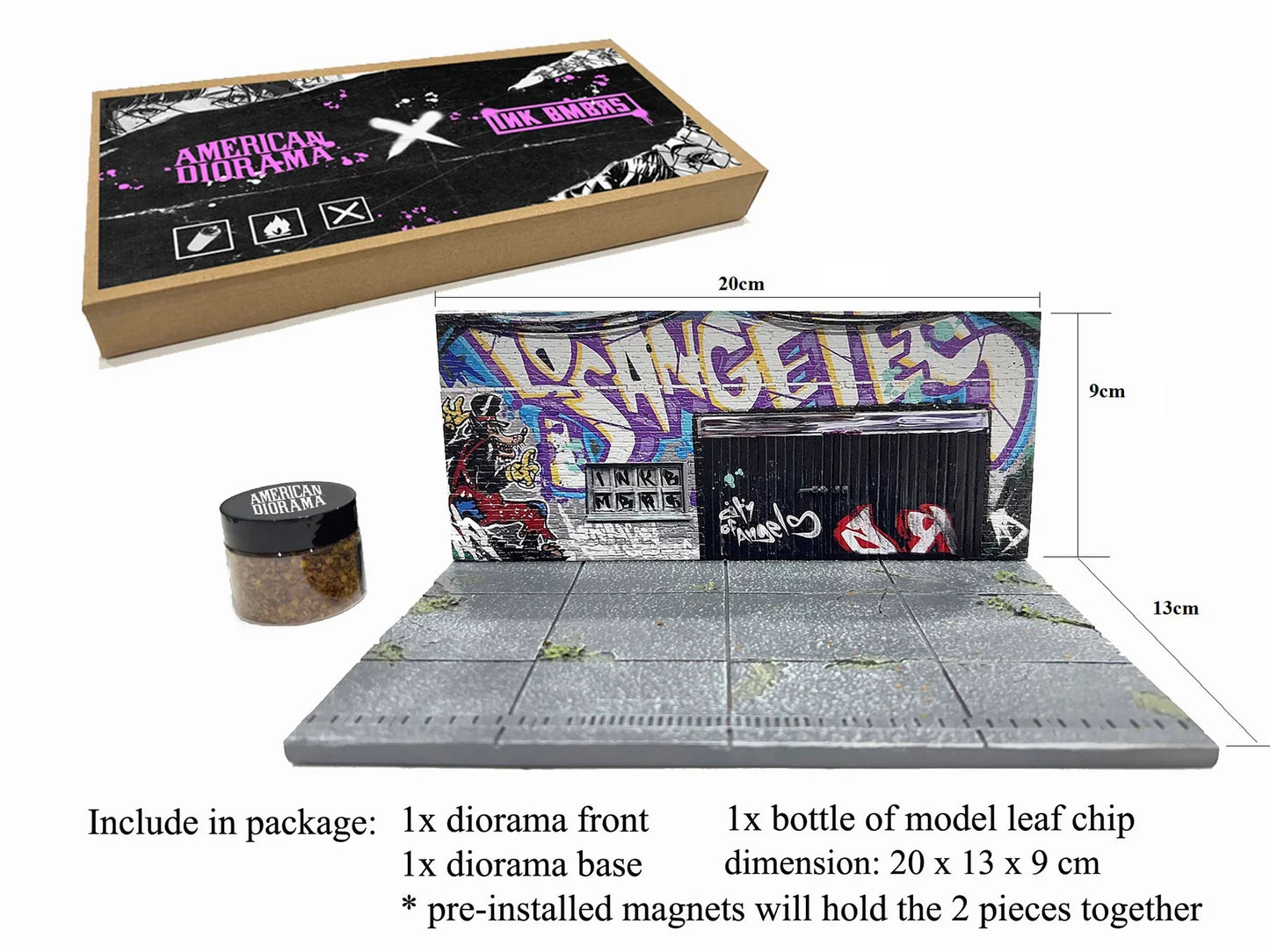 American Diorama - Street Art Diorama - LA Graffiti - Scala 1/64 AD-2424