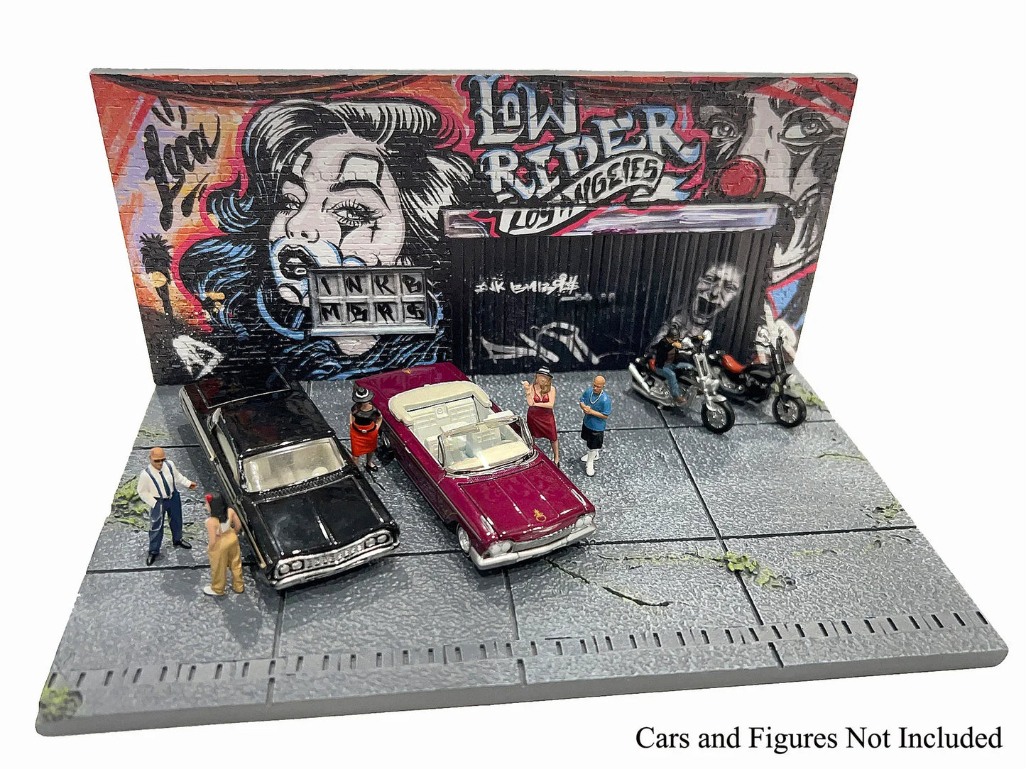 American Diorama - Street Art Diorama - LA Lowrider - Scala 1/64 AD-2423