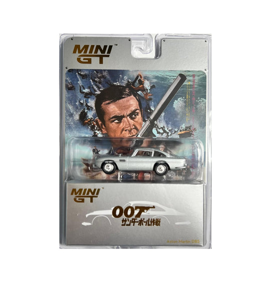 Mini GT - Aston Martin DB5 « Thunderball » 007 James Bond - Échelle 1/64 MGT00901-007J Blister JAPONAIS