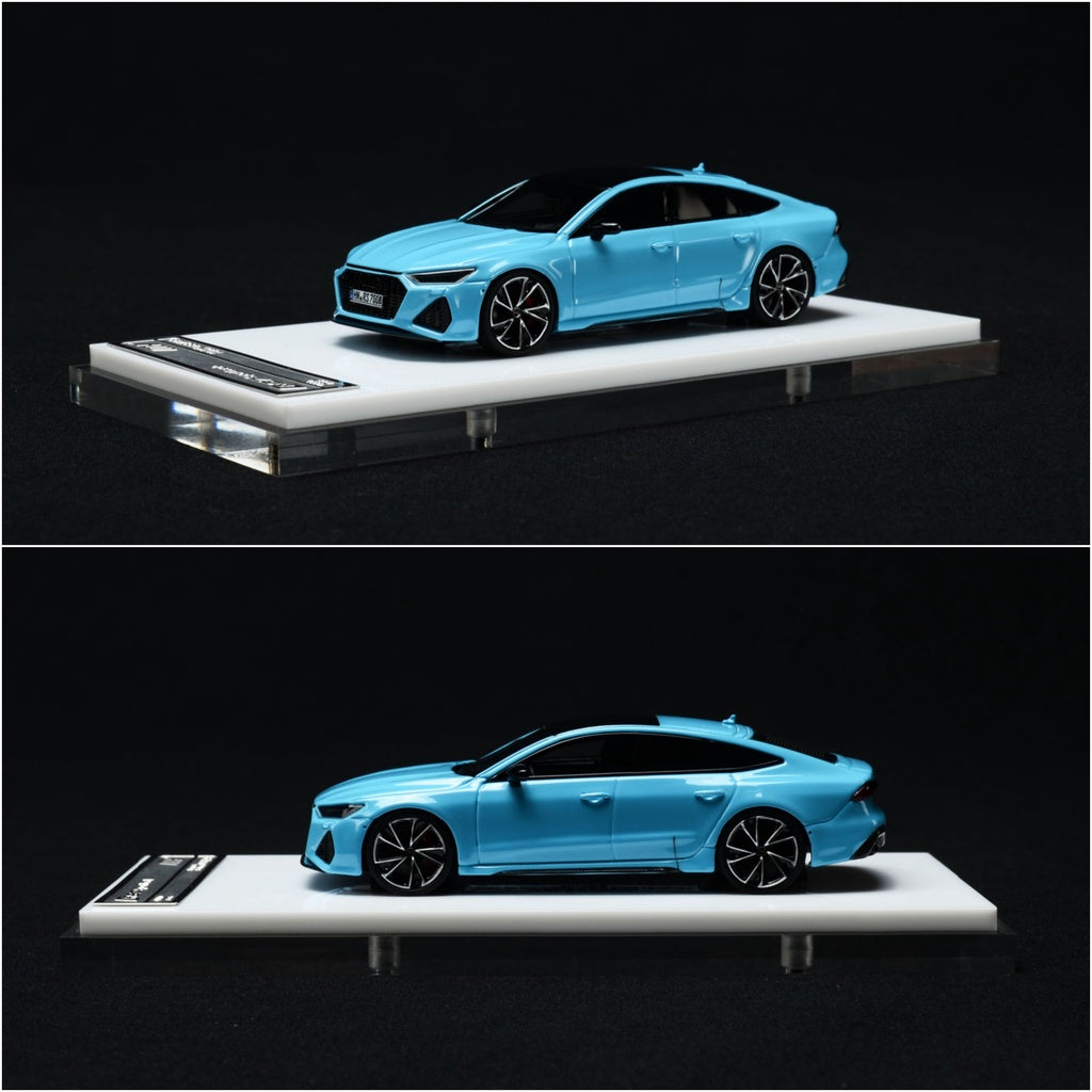 Motorhelix - Audi RS7 Sportback in Baby Blue Limited 499 pcs - Scala 1/64