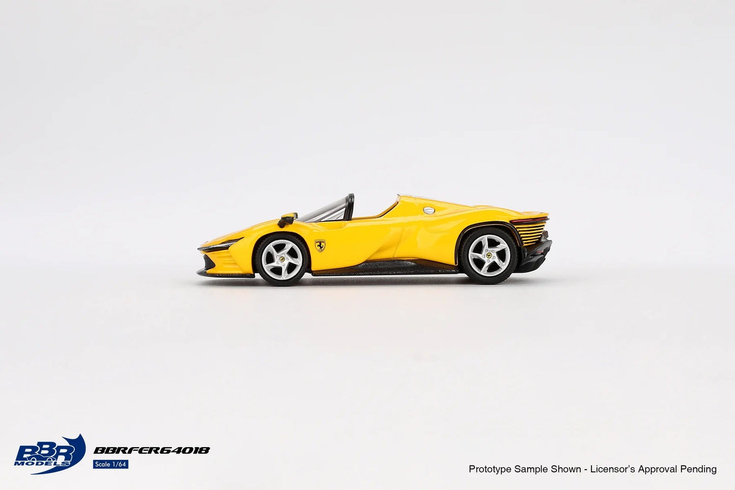 BBR Models - Ferrari Daytona SP3 Modena Jaune - Échelle 1/64 BBRFER64018