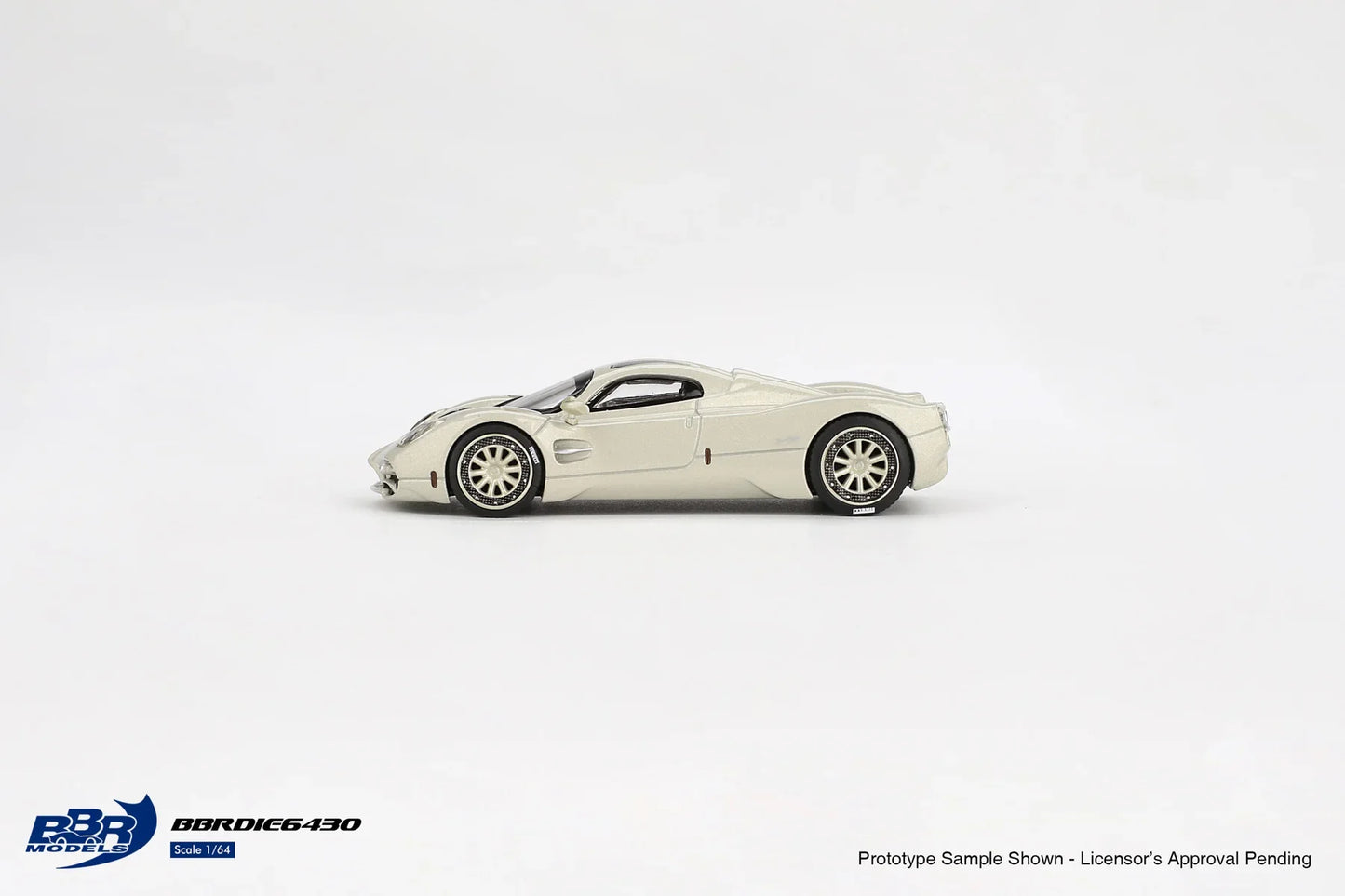 BBR Models - Pagani Utopia Présentation Gris Renaissance - Échelle 1/64 BBRDIE6430