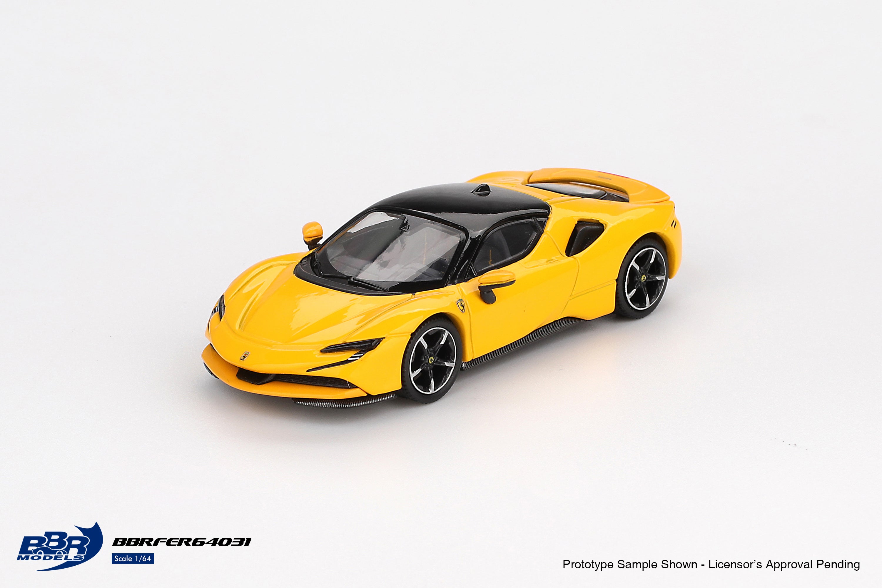 BBR Models - Ferrari SF90 Modena Yellow 2024 - 1/64 Scale