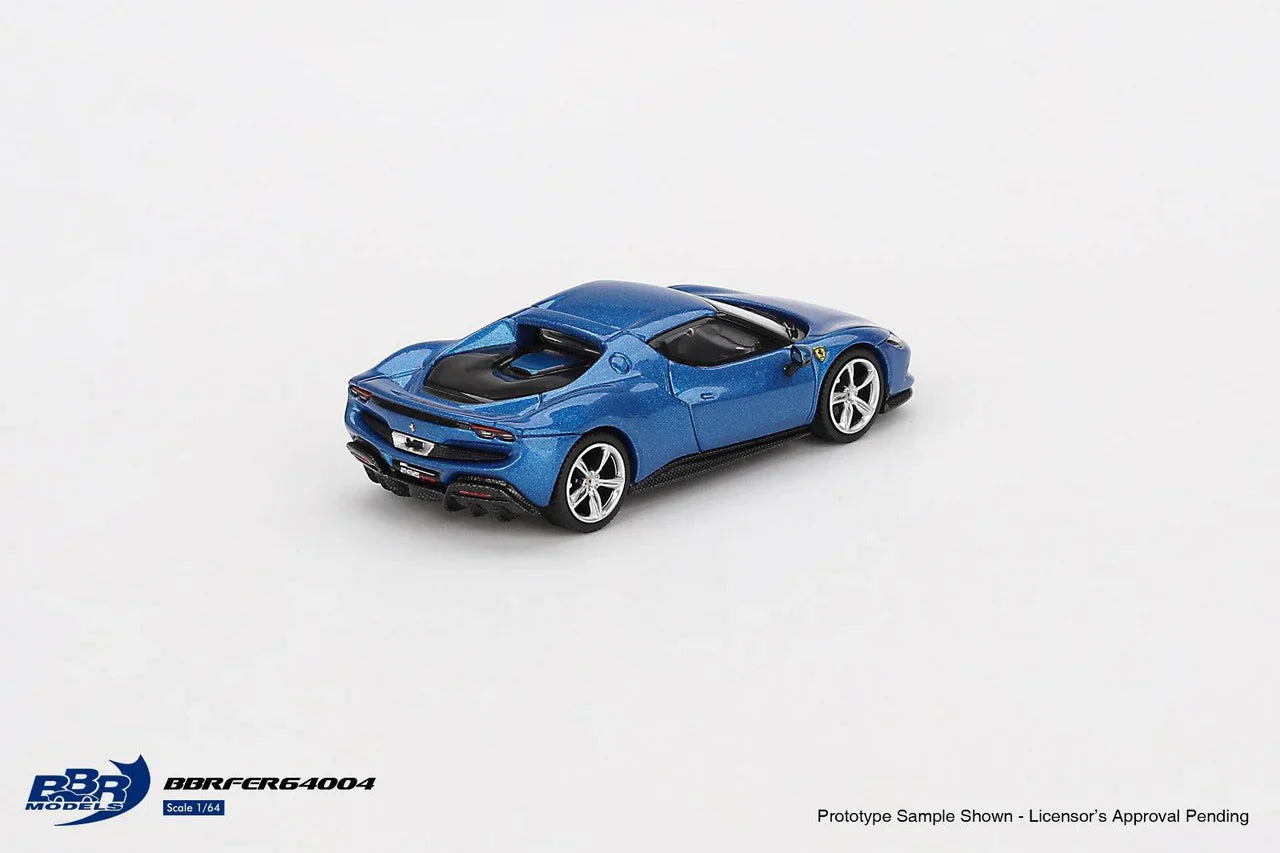 BBR Models - Ferrari 296 GTB Blu Corsa - Échelle 1/64 BBRFER64004
