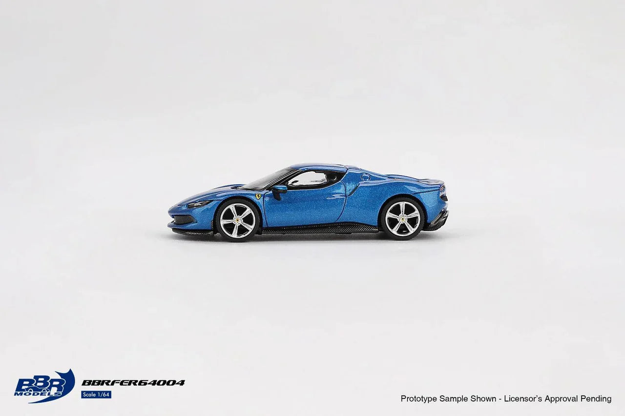 BBR Models - Ferrari 296 GTB Blu Corsa - Scale 1/64 BBRFER64004