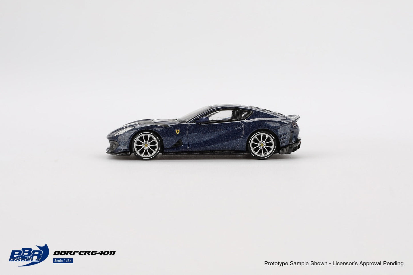 BBR Models - Ferrari 812 Competition Bleu Tour de France - Échelle 1/64 BBRFER64011