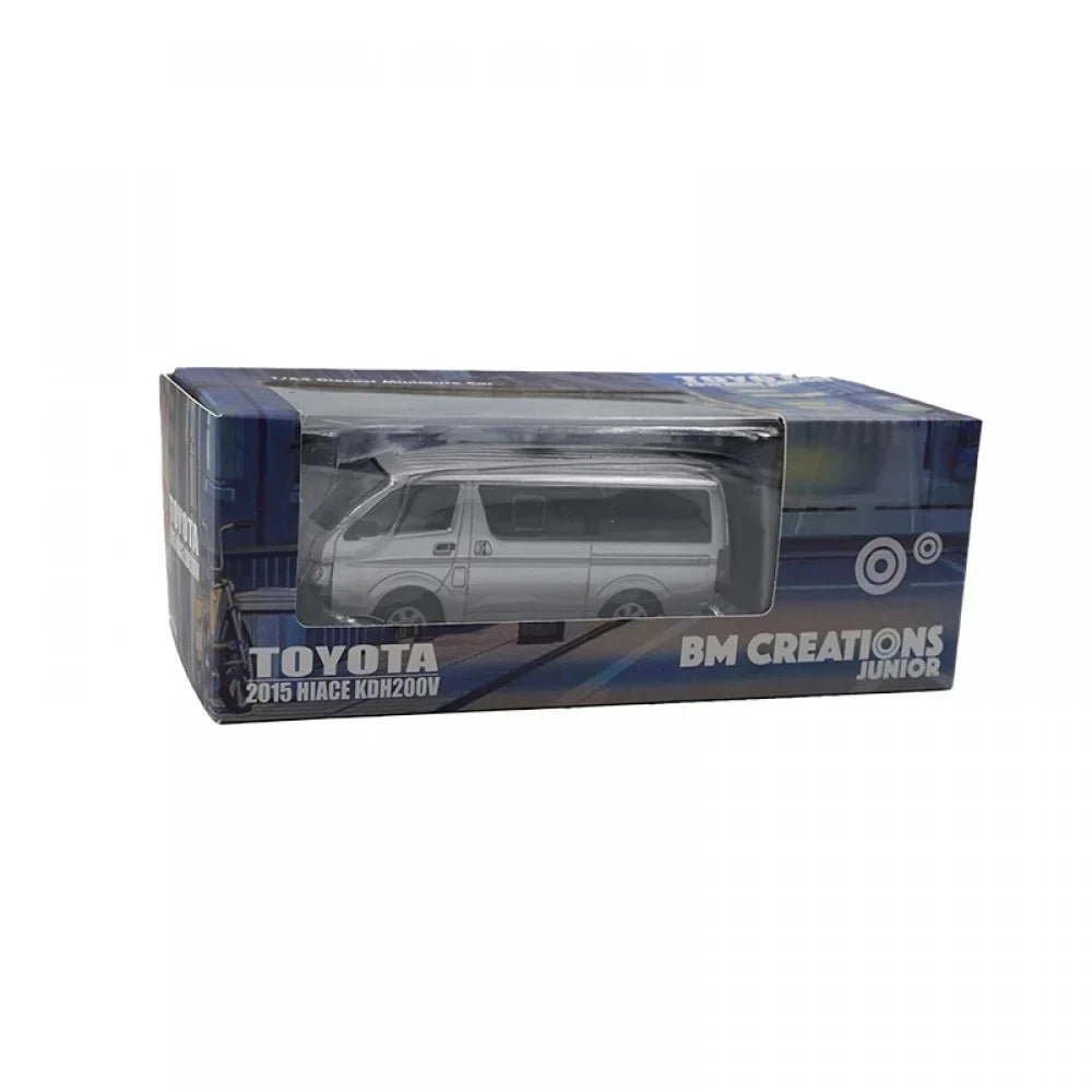 BM Creations - Toyota 2015 Hiace KDH200V Silver LHD - Scala 1/64 64B0149