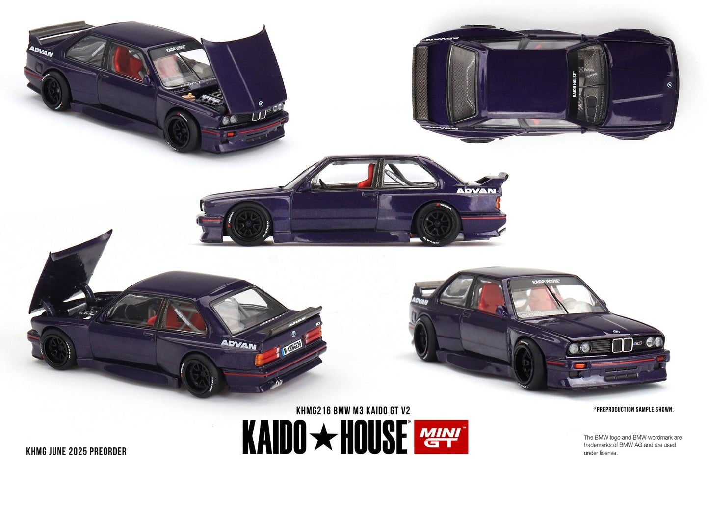 Mini GT Kaido House - BMW M3 Kaido GT V2 - Échelle 1/64 KHMG216
