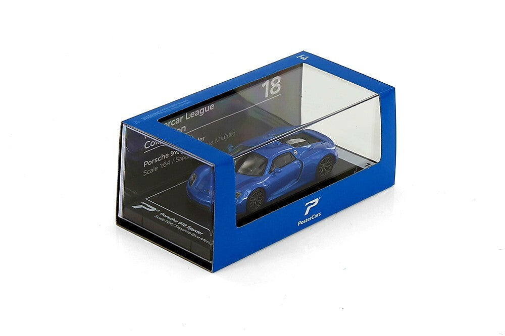 PosterCars - Bugatti Mistral French Racing Blue - Scala 1/64 H24
