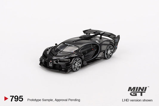 Mini GT - Bugatti Vision Gran Turismo Noir - Échelle 1/64 MGT00795-L