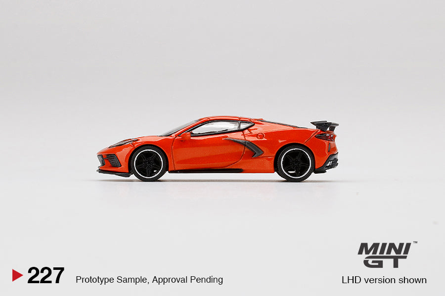 Mini GT - Chevrolet Corvette Stingray Sebring teinte orange - Échelle 1/64 MGT00227