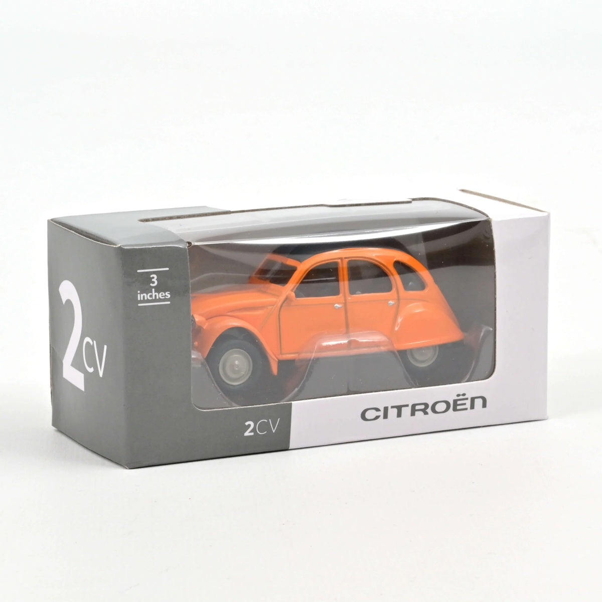 Norev - Citroen 2CV 1979 Mandarine Orange - Scale 1/64 Approx