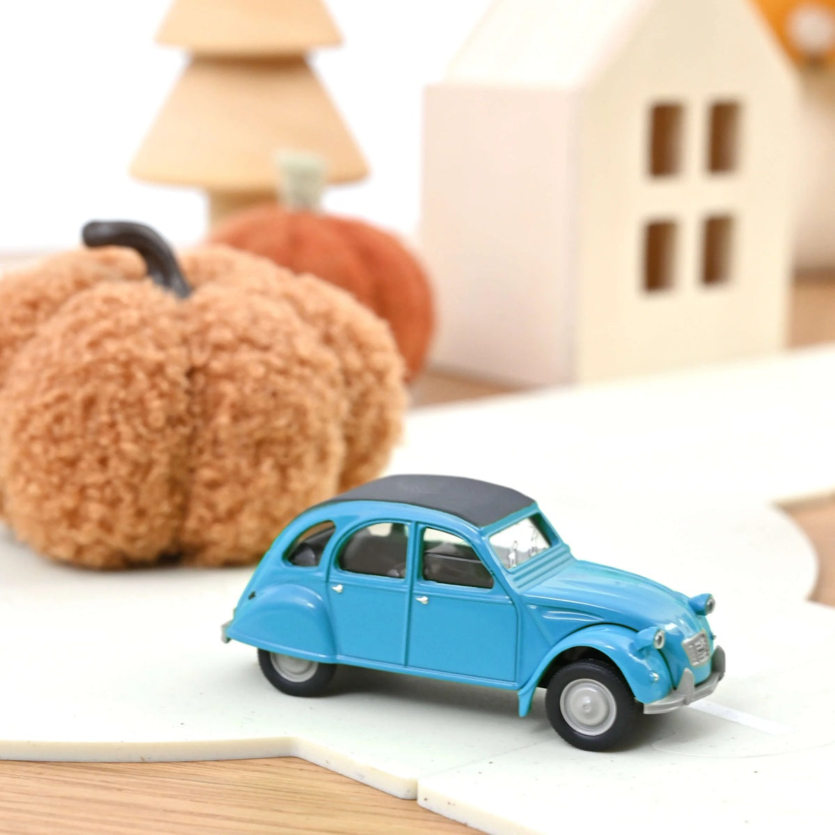 Norev - Citroen 2CV 1976 Petrel Blue - Scale 1/64 Approx.