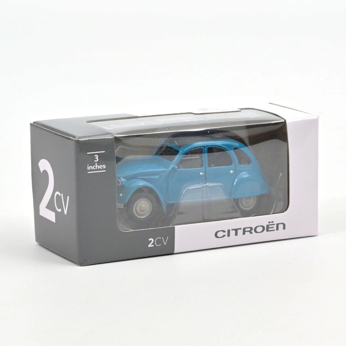 Norev - Citroen 2CV 1976 Petrel Blue - Scale 1/64 Approx.