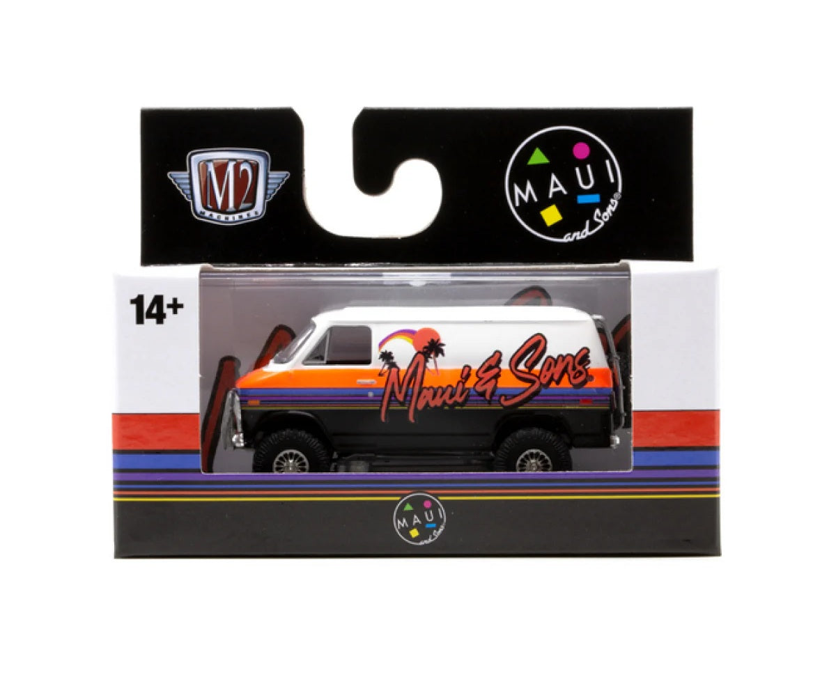 M2 Machines - 1971 Chevrolet Van G10 MAUI - 1/64 Scale