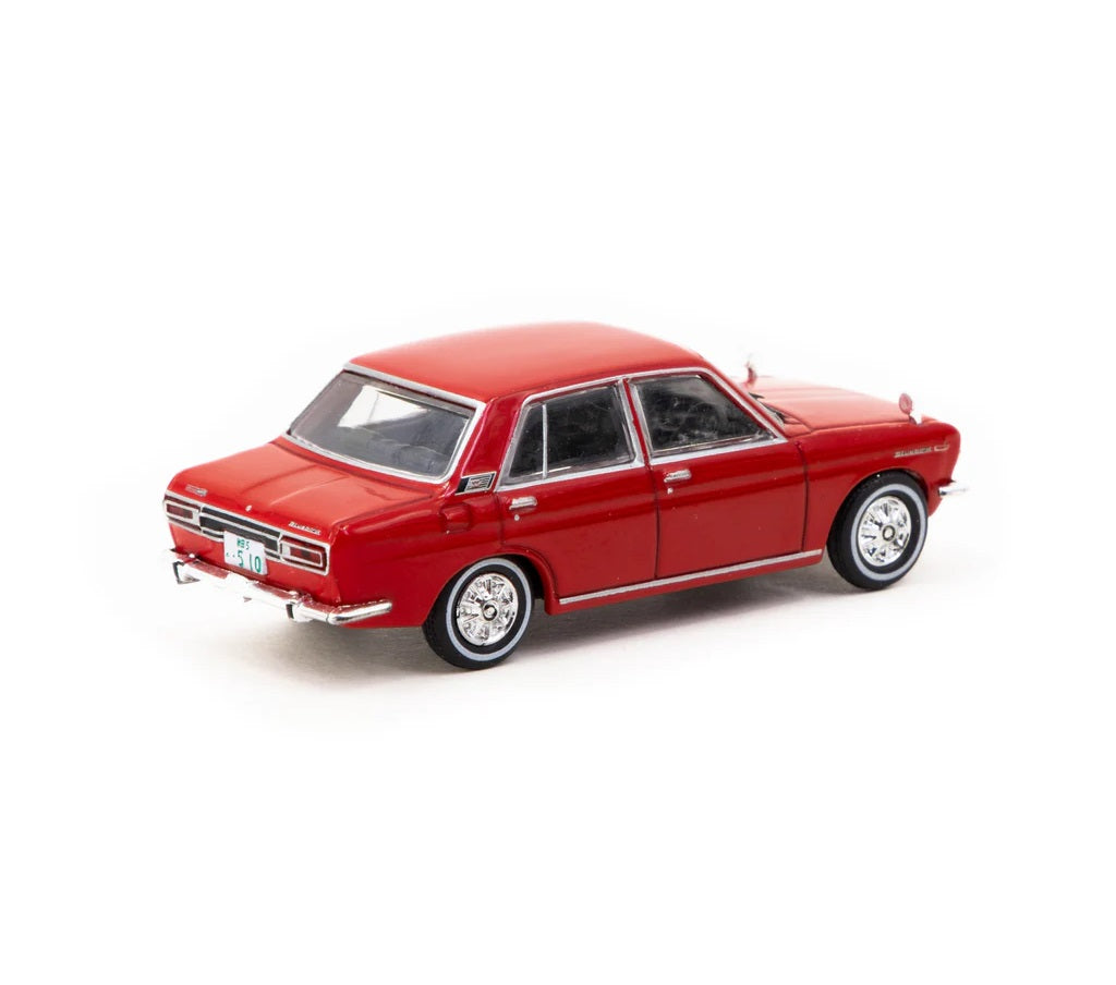 Tarmac Works - Datsun Bluebird 1600SSS P510 Rouge - Échelle 1/64 JC64-004-RD