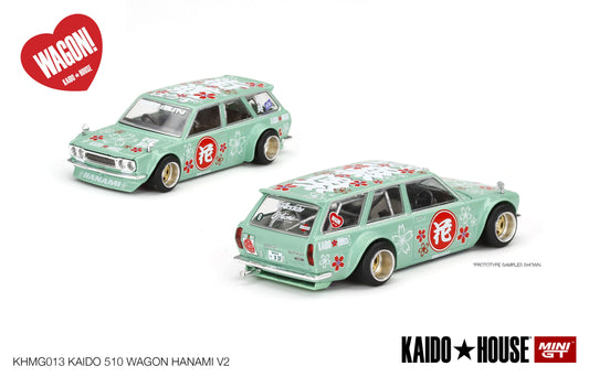 Mini GT - Datsun KAIDO 510 Wagon Hanami V2 - KAIDO HOUSE - Échelle 1/64 KHMG013