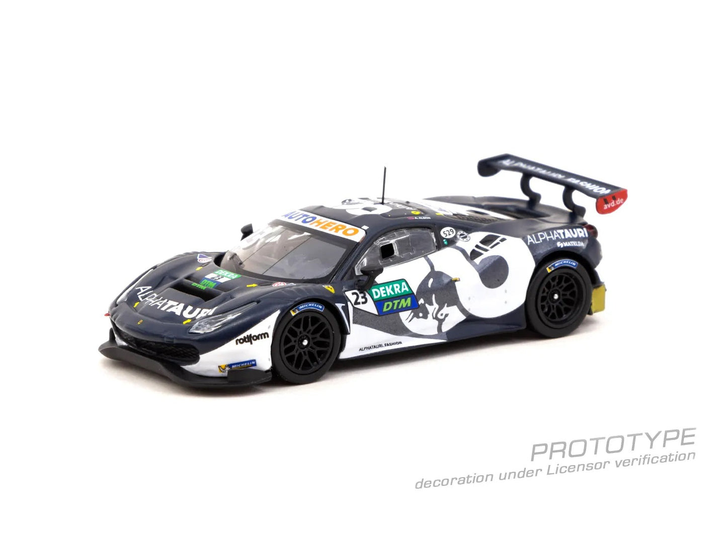 Tarmac Works - Ferrari 488 GT3 DTM 2021 Nürburgring Course 2 Vainqueur (Alex Albon) - Échelle 1/64 T64-072-2DTM23