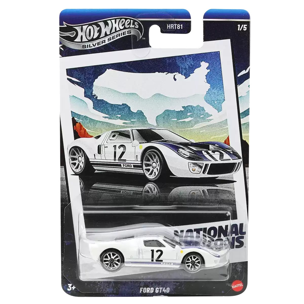 Hot Wheels - Set 5 Modelli - Silver Series National Icons - Scala 1/64 HRT81 - 979G