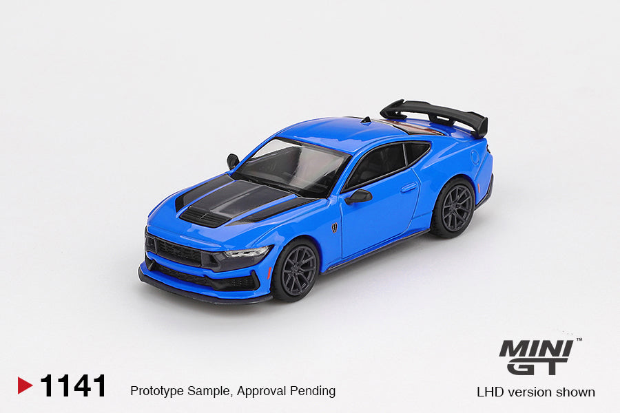 PRE-ORDER] Mini GT - Ford Mustang Dark Horse 2024 Grabber Blue
