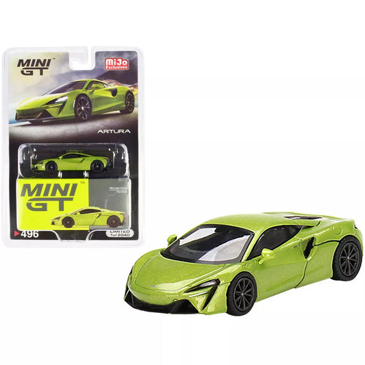 Mini GT - McLaren Artura Flux Green MiJo Exclusives - Échelle 1/64 MGT00496MJ