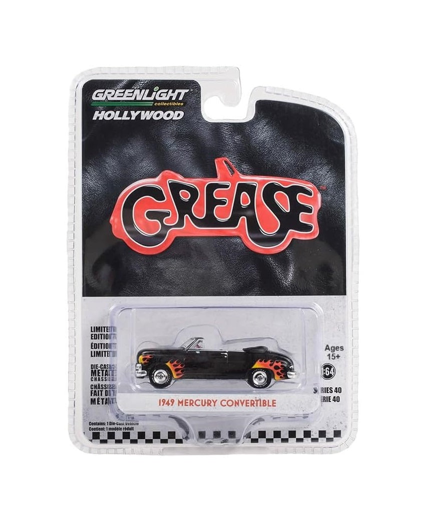 Greenlight - Mercury Cabriolet 1949 - Grease - Échelle 1/64 Série Hollywood