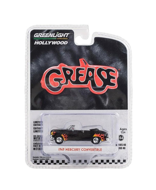Greenlight - Mercury Cabriolet 1949 - Grease - Échelle 1/64 Série Hollywood